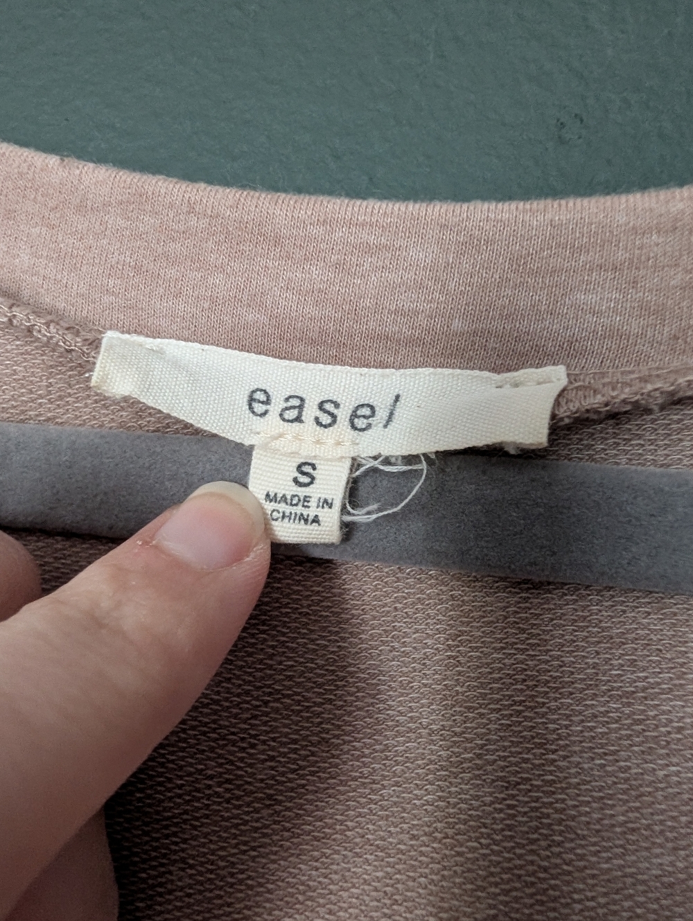 easel Soft Scoop Neck Tiered Dress - Dusty Mauve 0040 - Picture 2 of 5